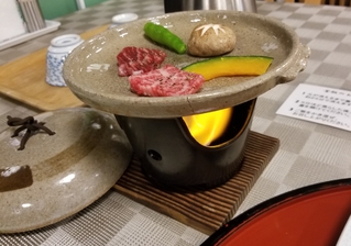 三田和牛陶板焼き